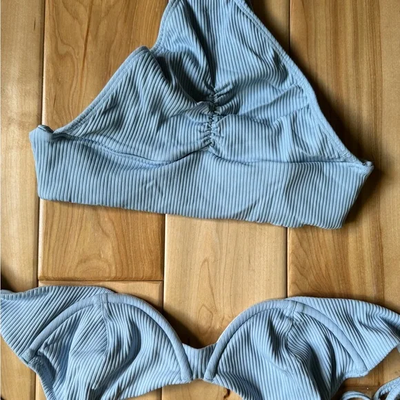 Montce Blue Ribbed Bikini Set - Picture 4 of 6